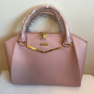 Joy & Iman pink handbag, new